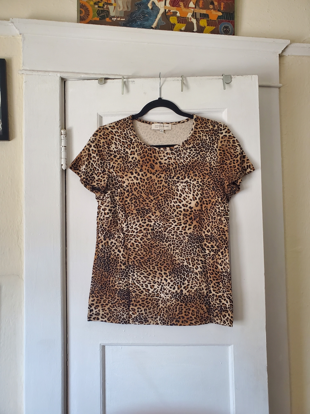 Jones New York Leopard Print Shirt